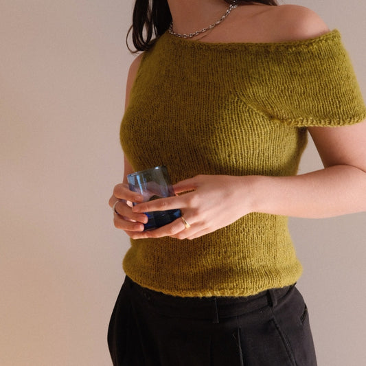 Off The Shoulder Top Knitting Pattern