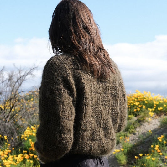 Basket Weave Sweater Knitting Pattern