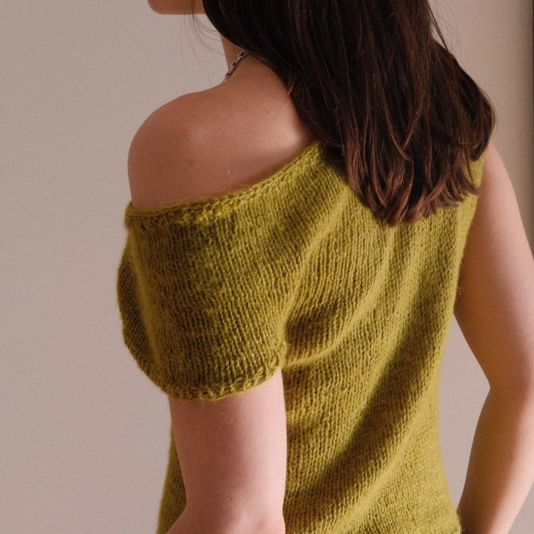 Off The Shoulder Top Knitting Pattern