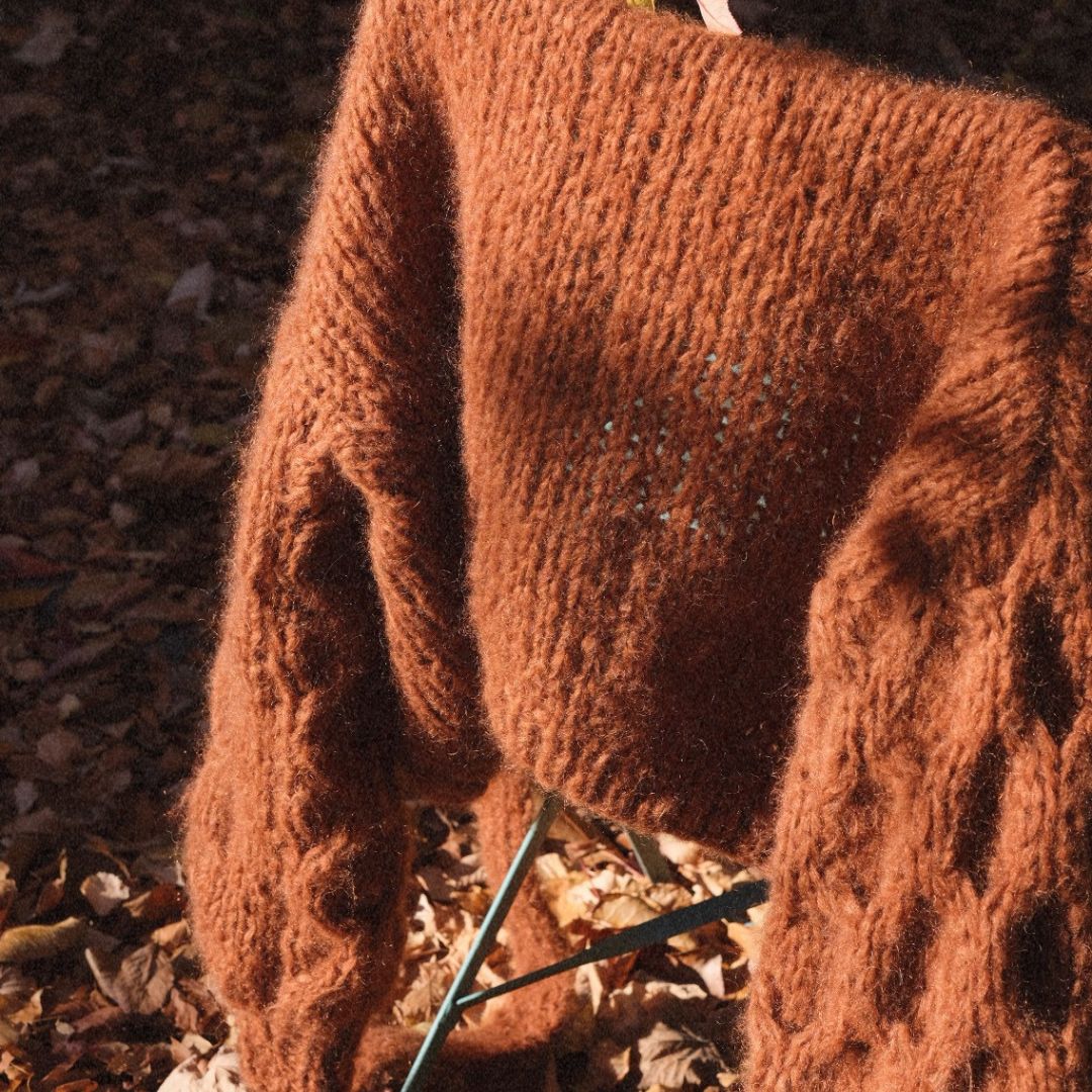 Wrap Around Cardigan Knitting Pattern