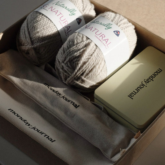 Boatneck Vest Knitting Kit