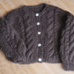 Cable Knit Cardigan Knitting Kit