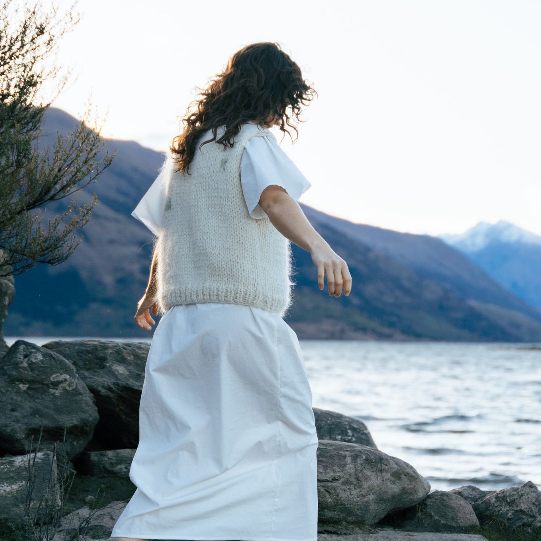Boatneck Vest pattern