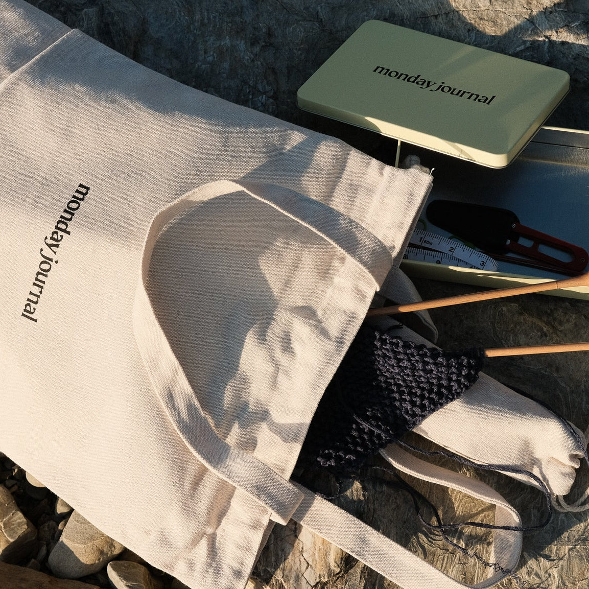 knitting kit Monday Journal