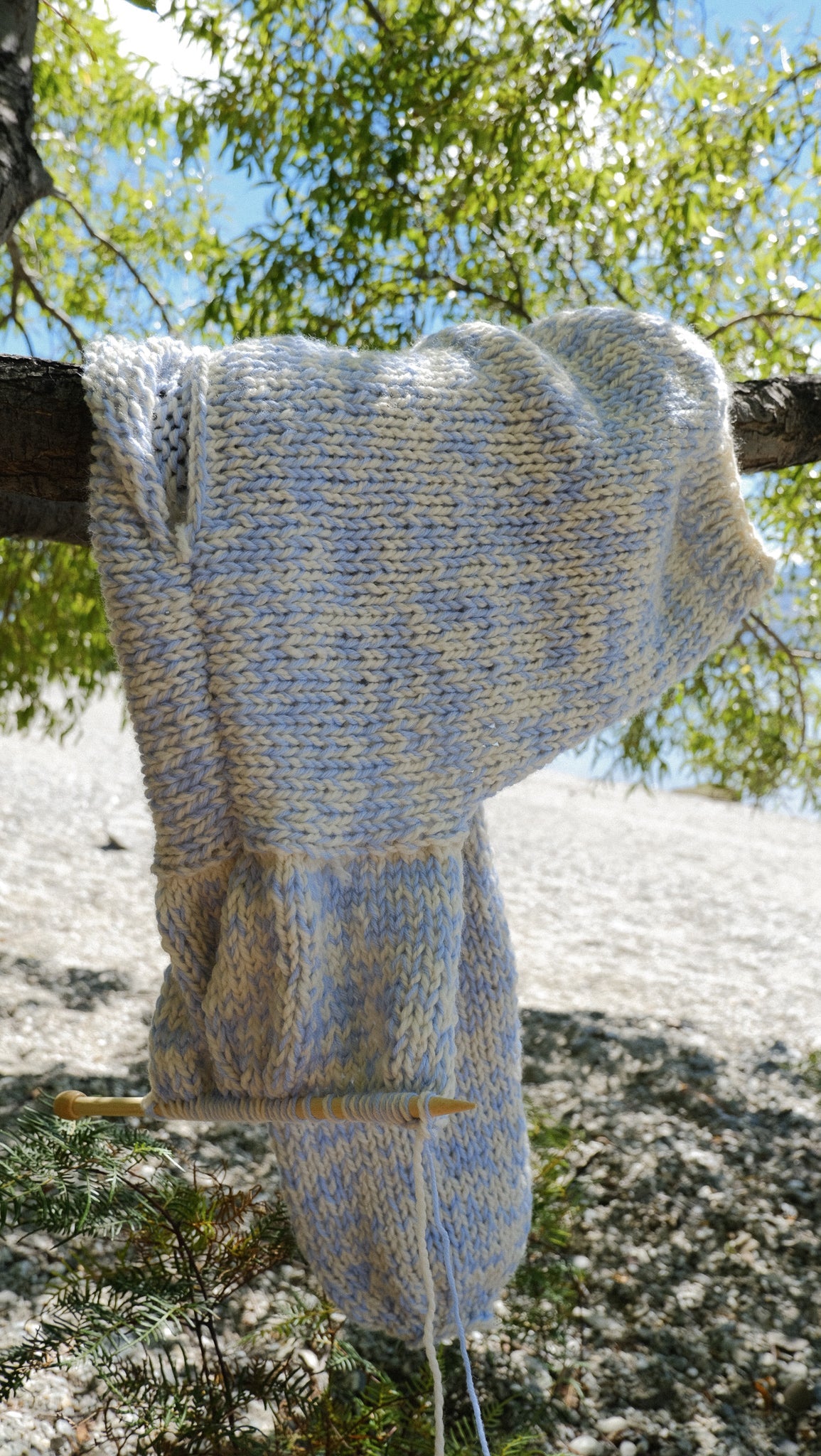 Boatneck Sweater Knitting Kit