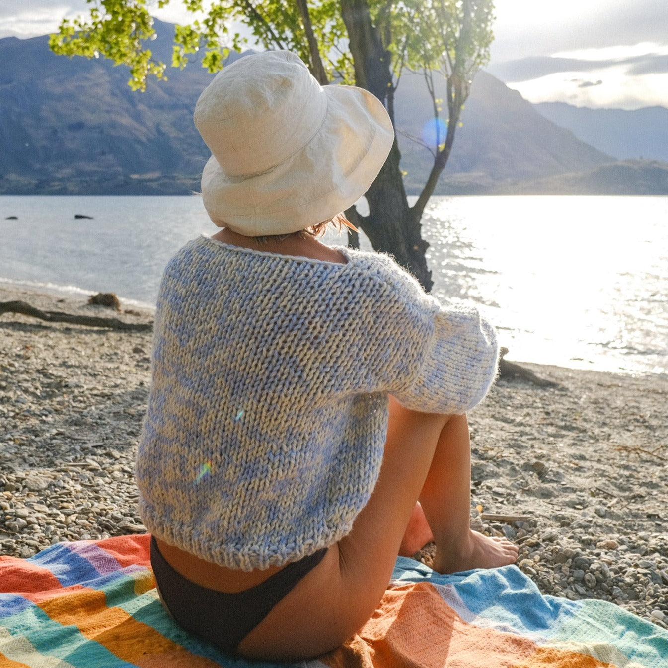 Boatneck Sweater Knitting Pattern Only