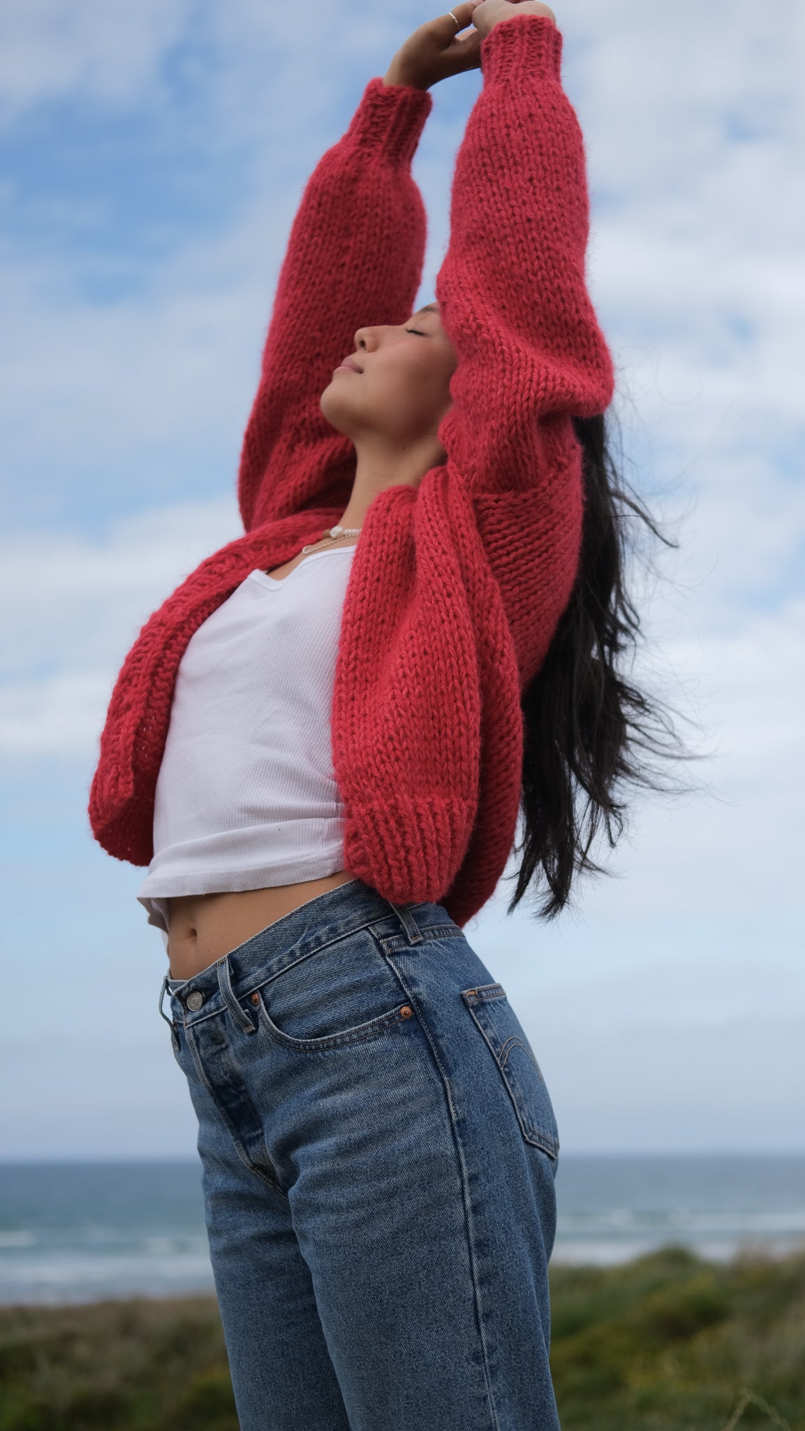 Boxy Jacket Knitting Pattern