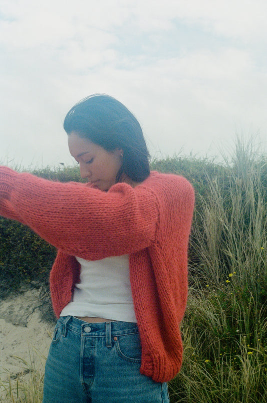 Boxy Jacket Knitting Pattern