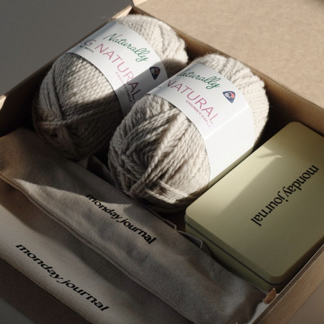 Boatneck Vest Knitting Kit