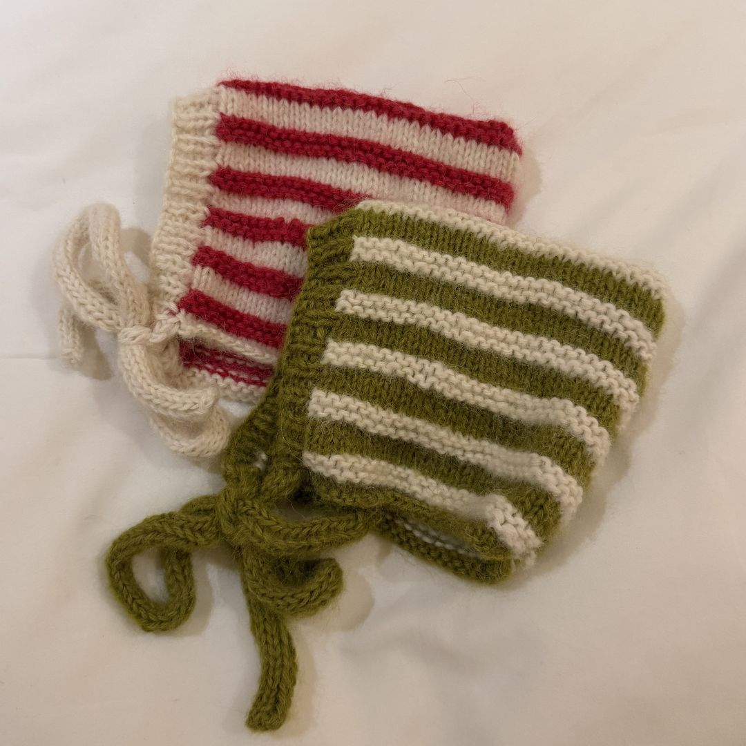 Baby Bonnet Knitting Pattern