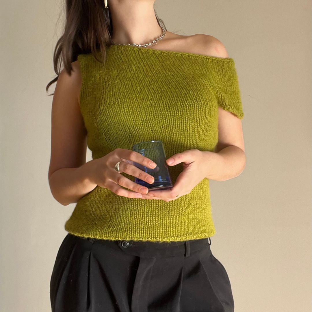Off The Shoulder Top Knitting Pattern
