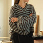 Jumbo V-Neck Sweater Pattern