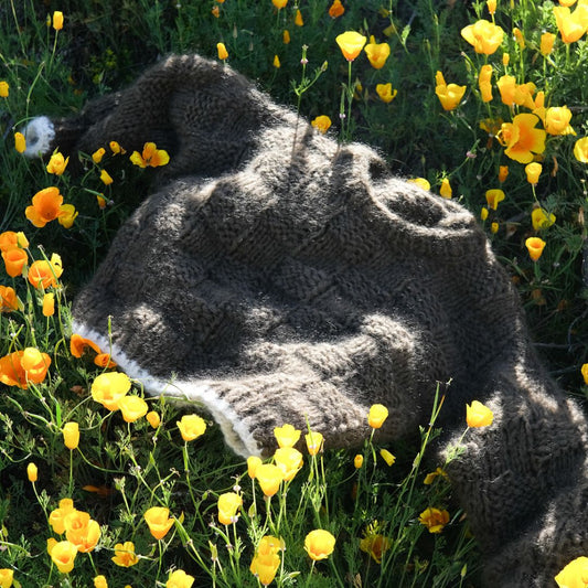 Basket Weave Sweater Knitting Pattern