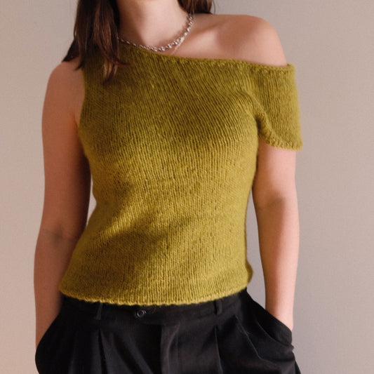 Off The Shoulder Top Knitting Pattern