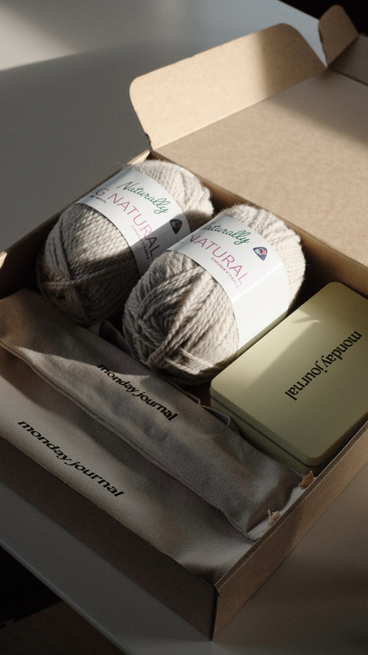 Boatneck Vest Knitting Kit