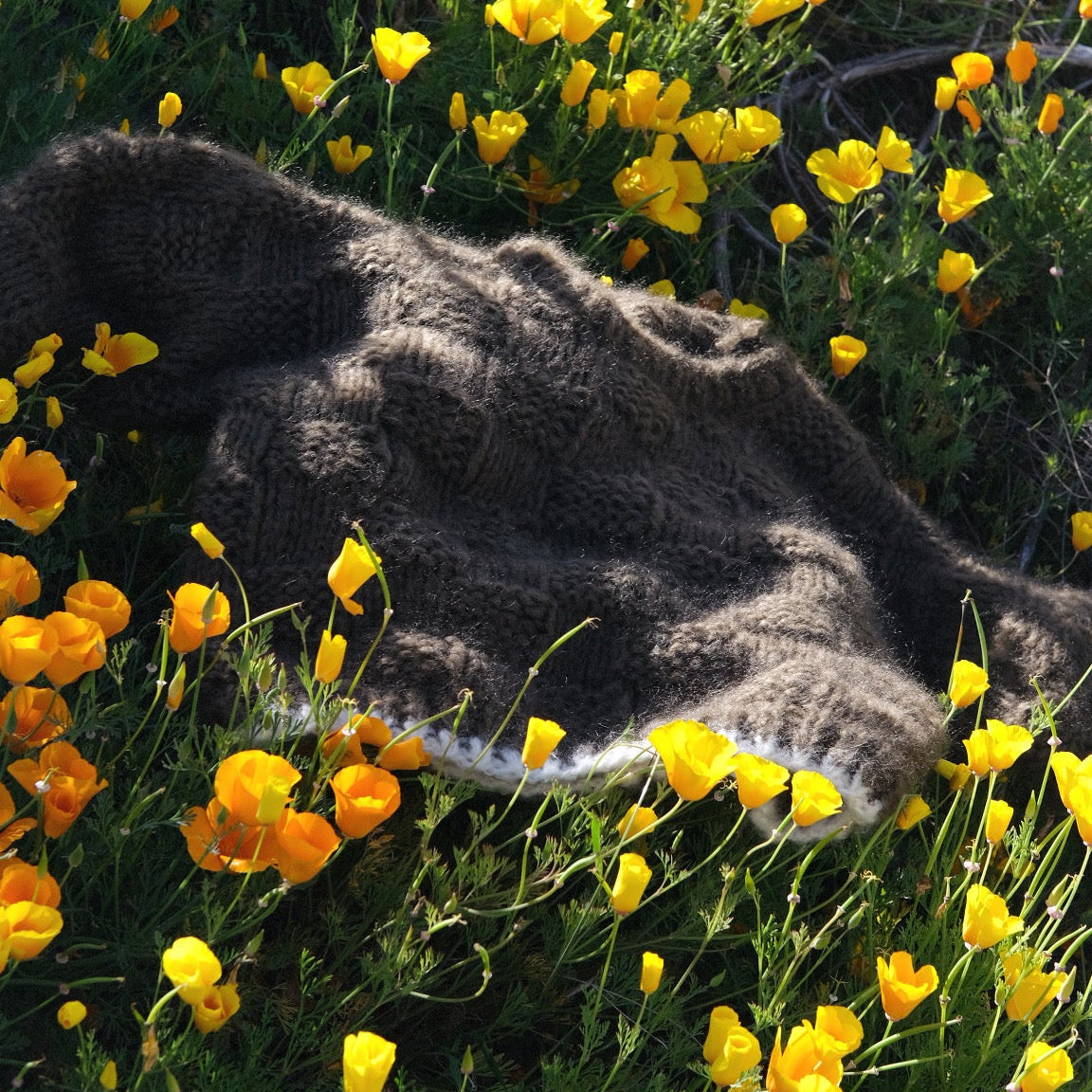 Basketweave Sweater Knitting Pattern