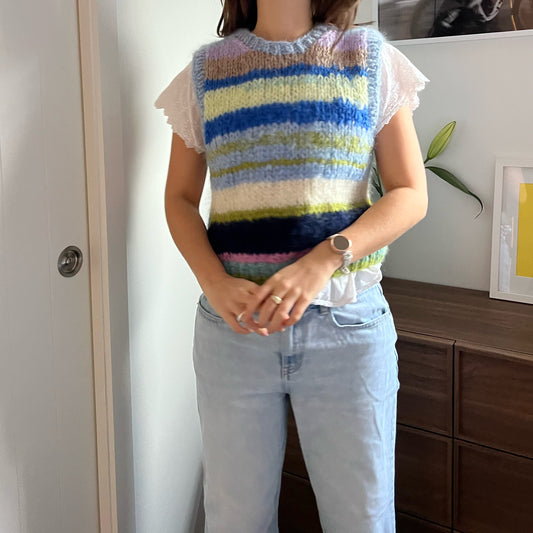 Ugly Vest - Scrap Yarn