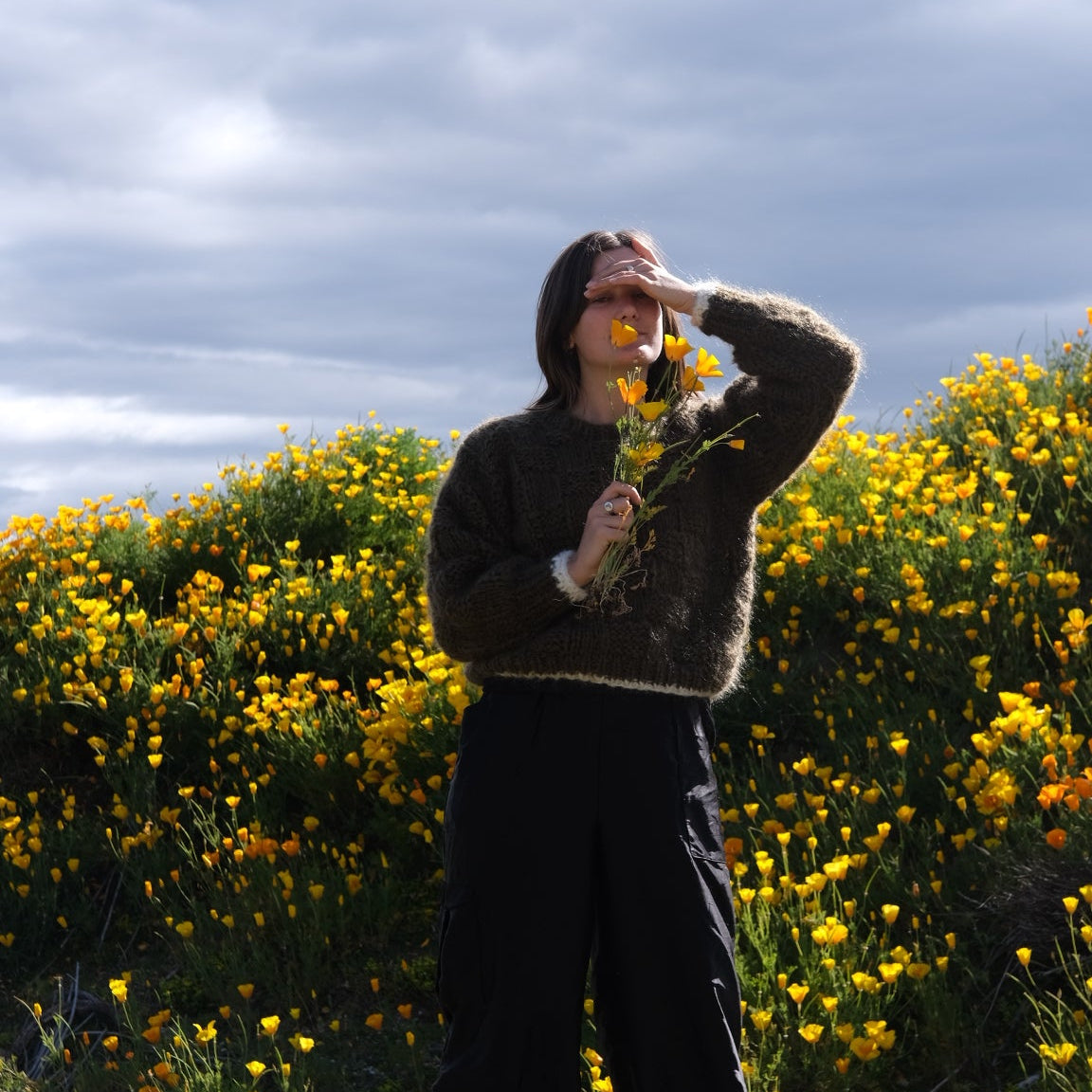 Basketweave Sweater Knitting Pattern