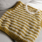 Striped Crewneck Vest Knitting Pattern
