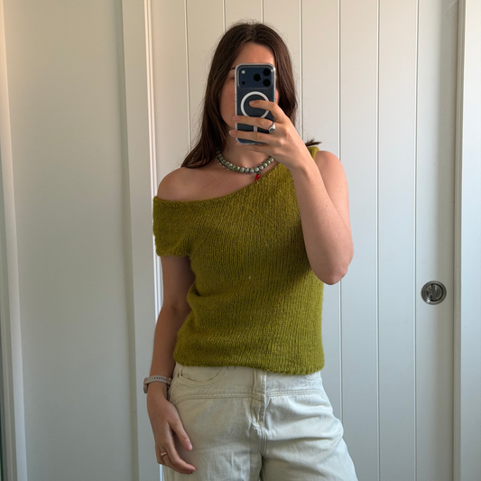 Off The Shoulder Top Knitting Pattern