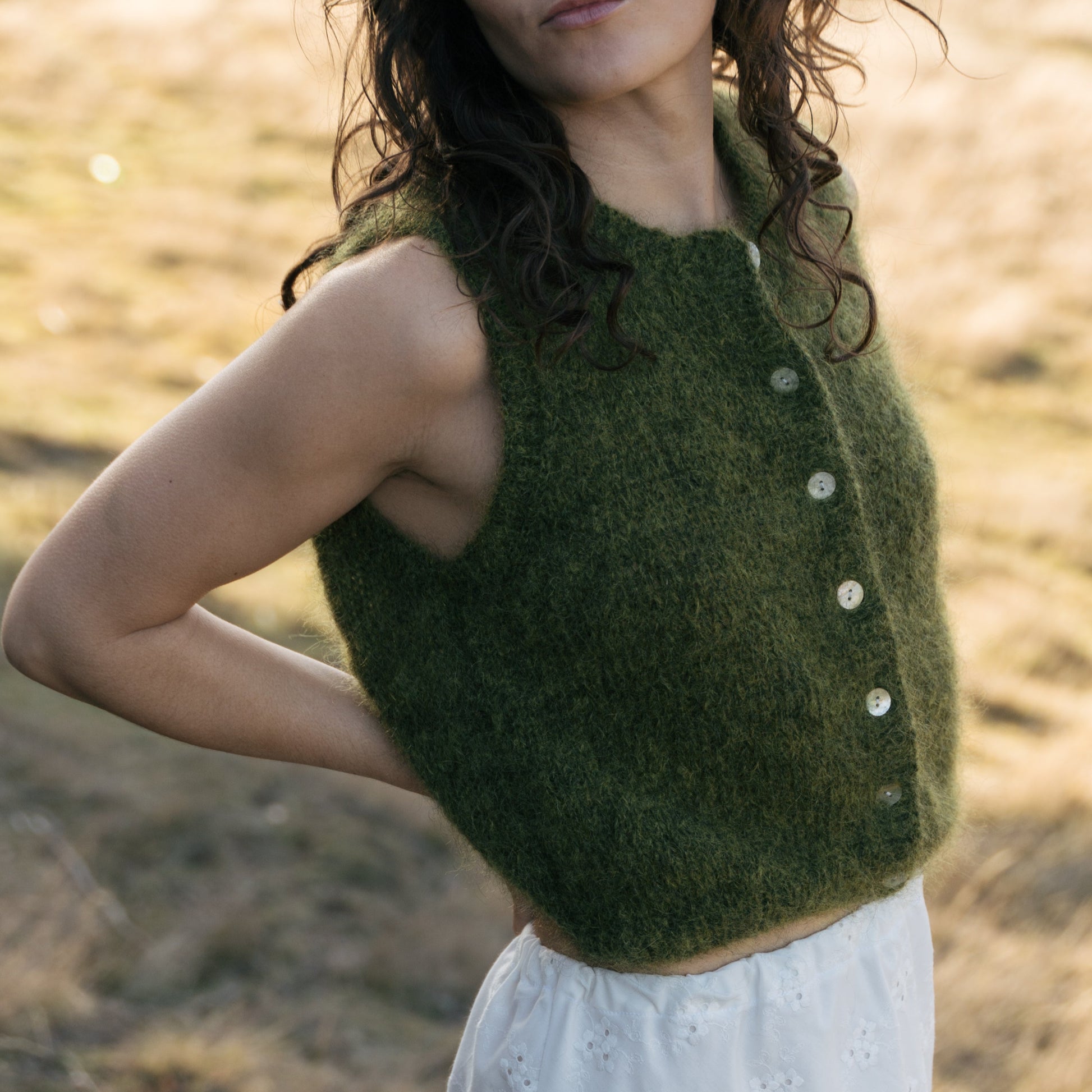 Button-up Vest Knitting Pattern – mondayjournal
