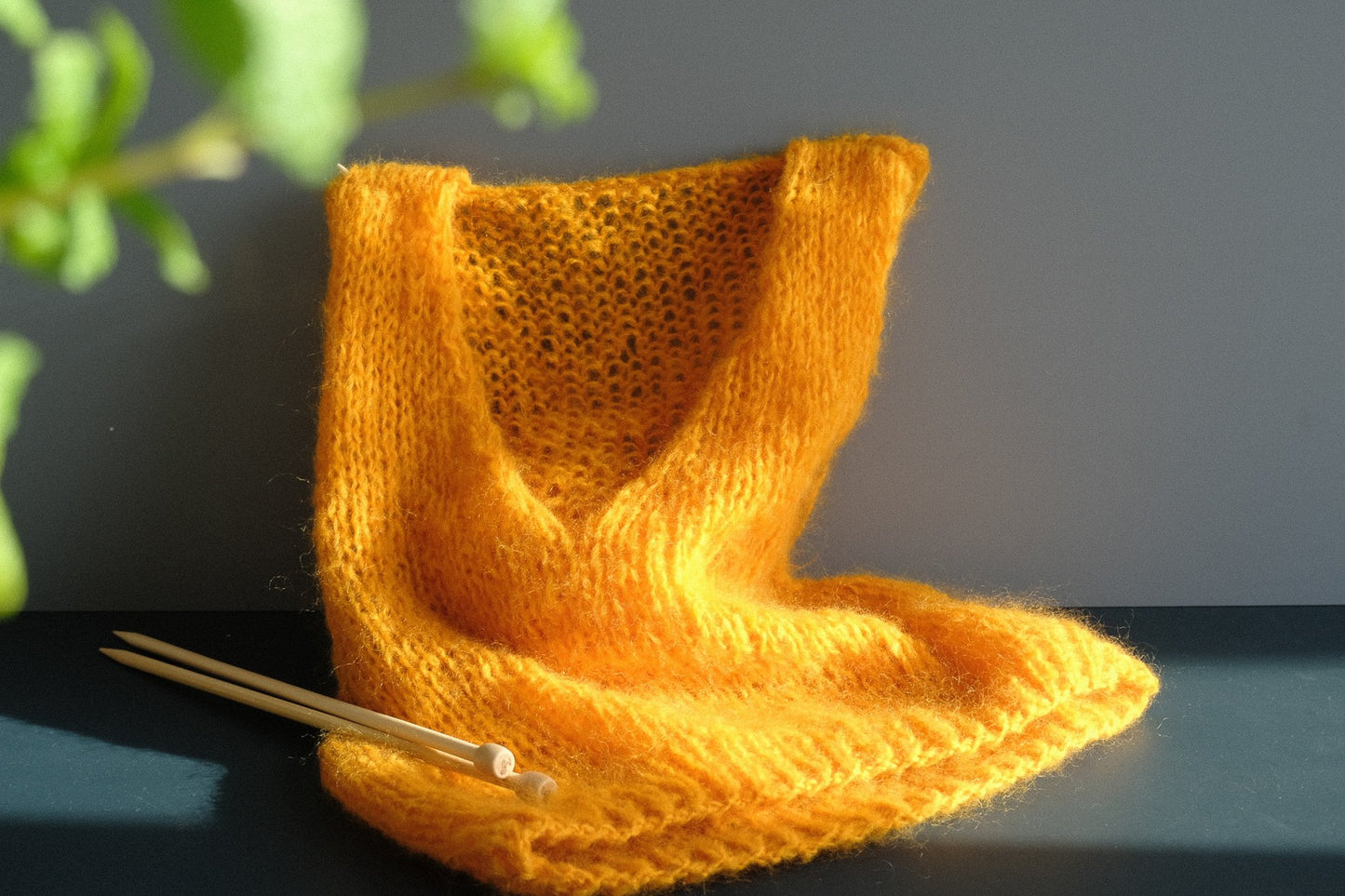 V-Neck Knitting Pattern Only