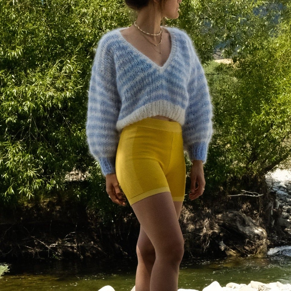 Preppy Sweater Knitting Pattern Only