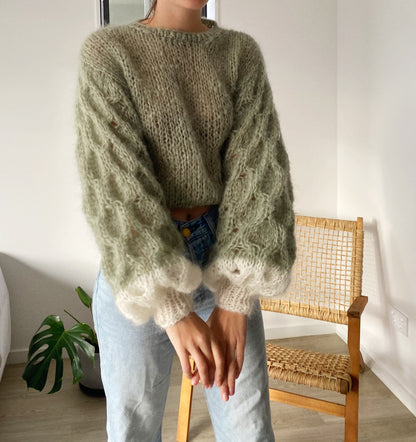 Honeycomb Sweater Knitting Kit